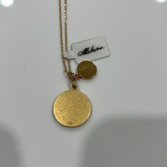 MAKUNA SUN MOON AND STAR NECKLACE GOLD MOTHER OF PEARL BRAND NEW APPROX 18 inch - Picture 5 of 5